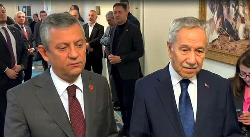 CHP lideri Özgür Özelden Bülent Arınça ziyaret