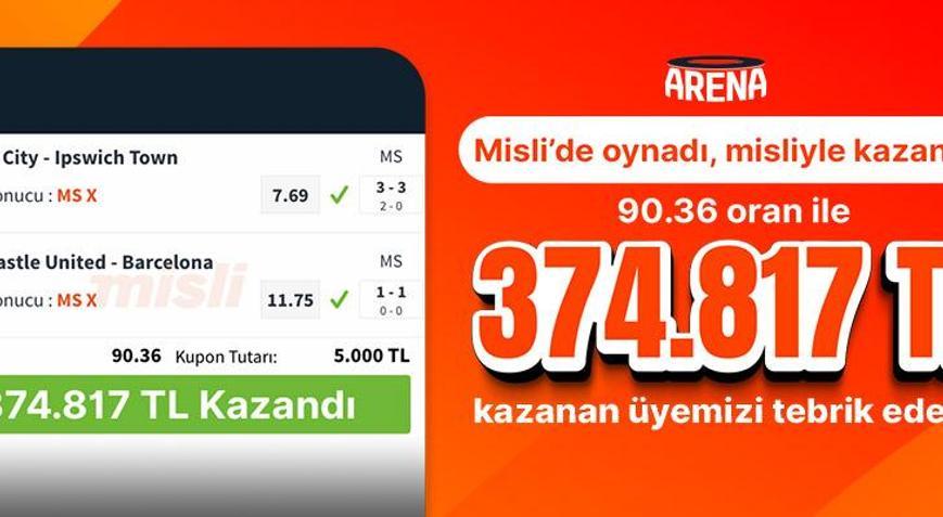 Beraberlikleri bildi, Misli’yle kazandı İki son dakika penaltısıyla tam 374.817 TL…