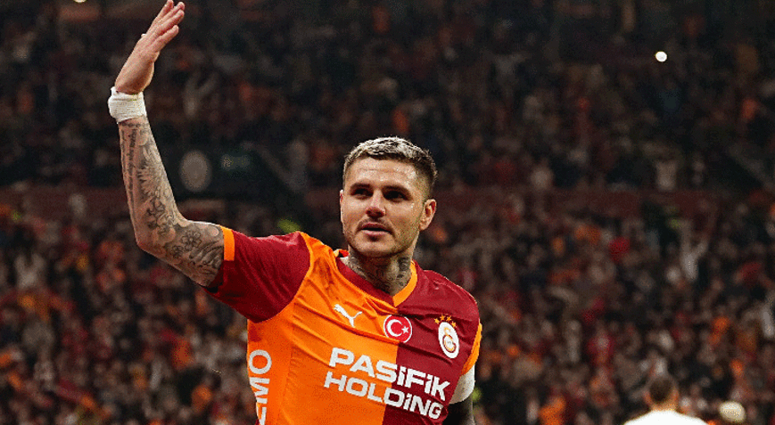 Galatasaraylı Mauro Icardi sosyal medya hesabından paylaştı Ben istedim ve bugün resmi olarak gerçekleşti