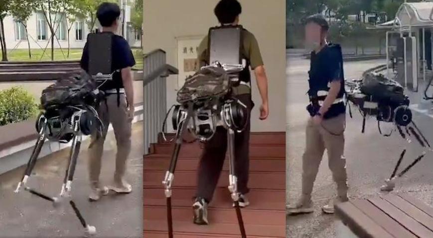 Çinli mühendisler Centaur Robot geliştirdi: Yük taşımayı kolaylaştırıyor
