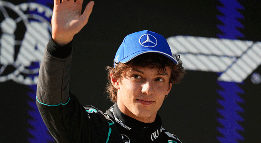Formula 1 Çin GPsinde pole pozisyonu Antonellinin oldu 18 yıllık rekor tarihe gömüldü