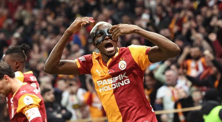 Osimhenden Galatasaray formasıyla bir rekor daha Yıldız golcü sezona damga vuruyor