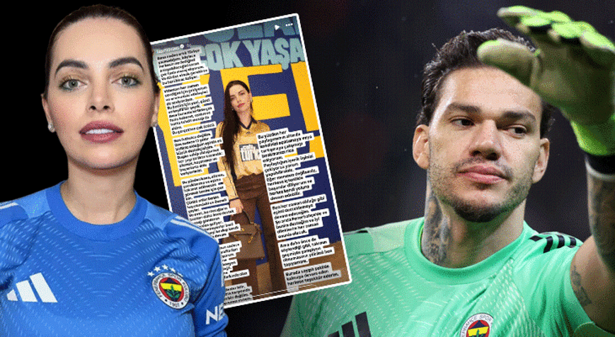 Fenerbahçede Edersonun eşi sitem etti Saygısızlığı kabul etmem