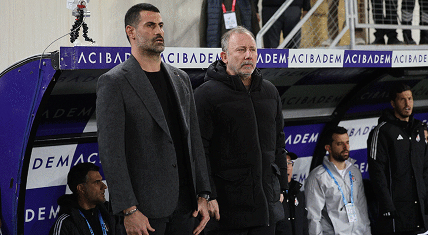 Beşiktaşta Sergen Yalçına maçın ardından serum bağlandı