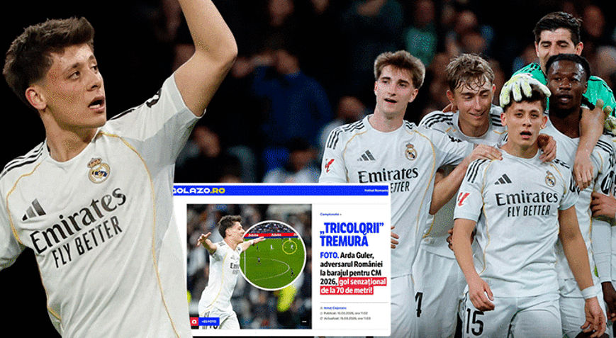 Arda Güler, Romanya basınında gündem Romanya takımı titriyor, Lucescu endişelenebilir