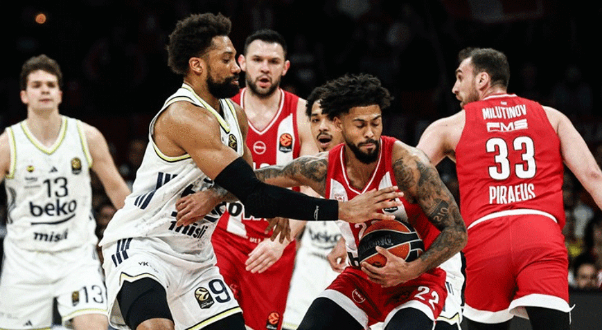 EuroLeague’de Fenerbahçe, Olympiakosa farklı kaybetti