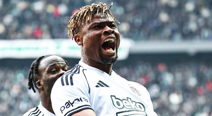 Beşiktaşta Agbadou oynadığı oyunla göz doldurdu