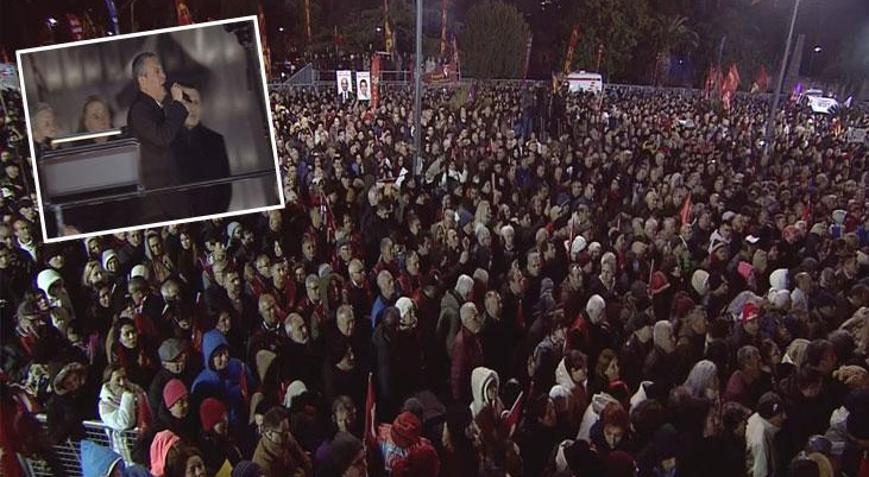 CHPnin Saraçhanedeki mitinginin ardından taşkınlık çıkaran 35 kişiye gözaltı