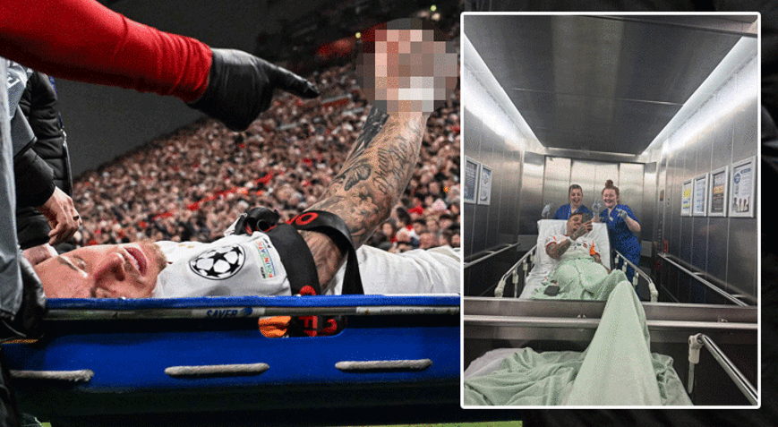 Galatasarayda Noa Lang hastaneden paylaşım yaptı Ameliyatım iyi geçti