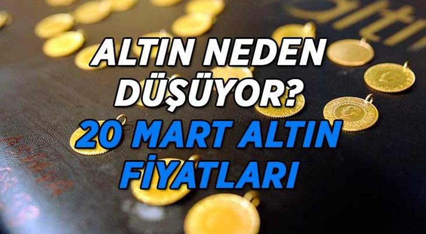 ALTIN FİYATLARI CANLI TAKİP SON DAKİKA | Altın fiyatları neden düşüyor, düşüş sürecek mi Gram-Çeyrek altın ne kadar 20 Mart güncel altın fiyatları...