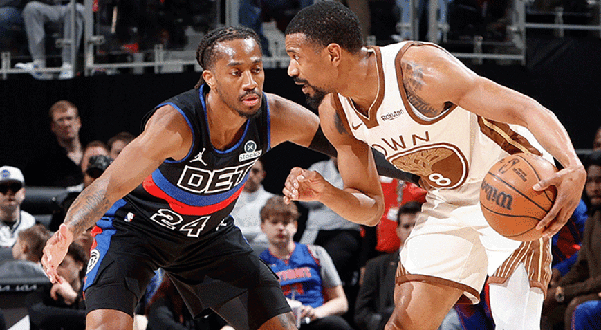 Golden State Warriors, deplasmanda Detroit Pistonsa boyun eğdi