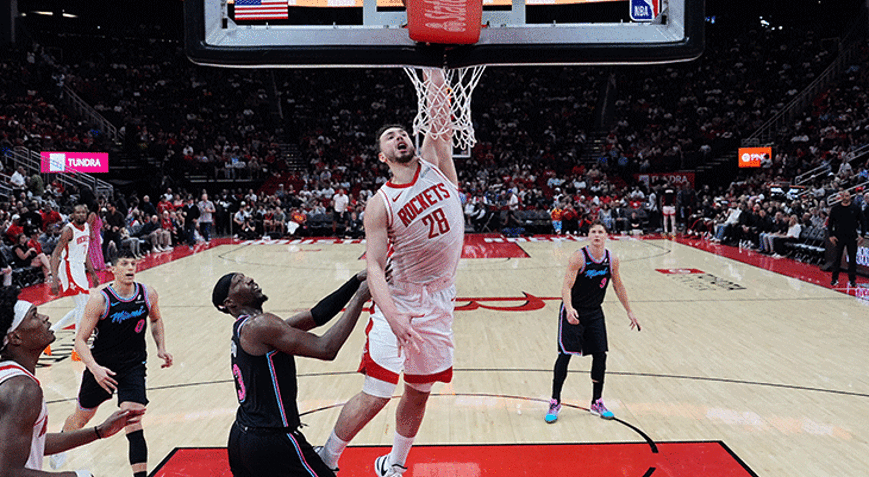 NBAde Alperen Şengün double-double yaptı Rockets, Heati yendi