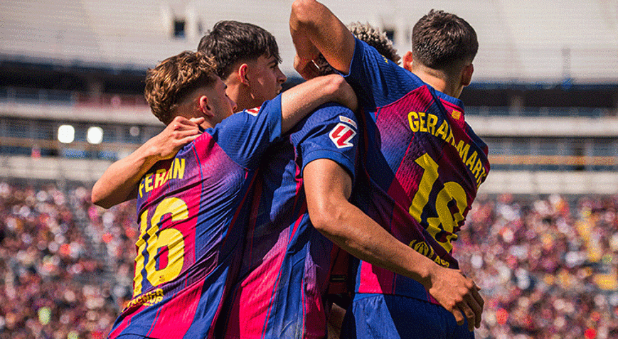 Barcelonadan LaLigada üst üste 5. galibiyet
