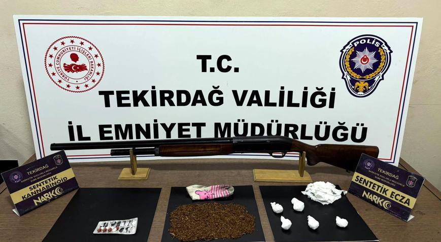 Tekirdağda uyuşturucu operasyonunda 10 tutuklama