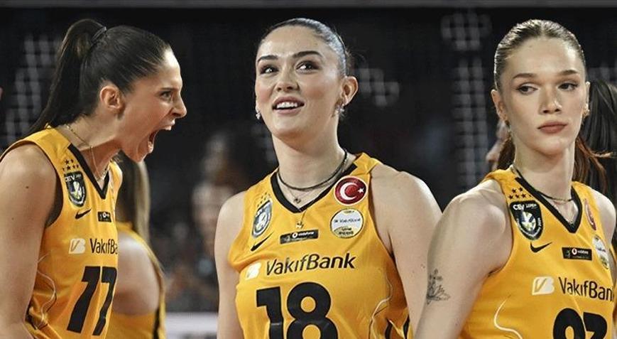 Kadınlar voleybolda kupanın sahibi VakıfBank oldu