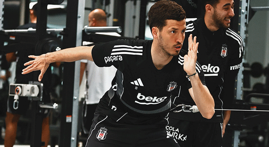Beşiktaş, derbi hazırlıklarına salonda devam etti