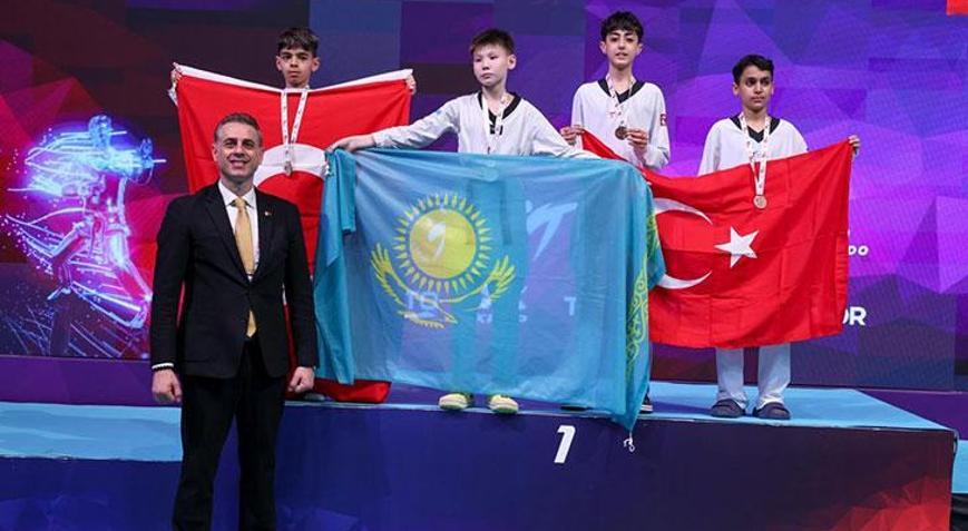 Yıldız erkeklerden 4 altın, 7 gümüş ve 14 bronz madalya