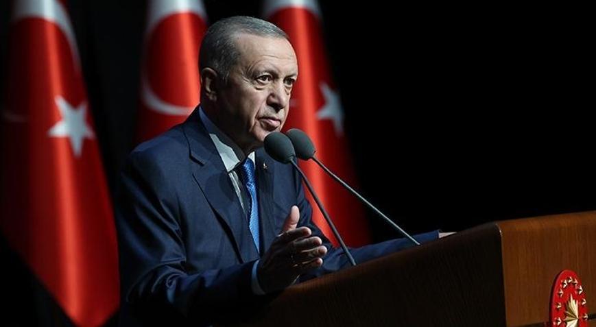 Cumhurbaşkanı Erdoğandan şehit ailesine başsağlığı mesajı