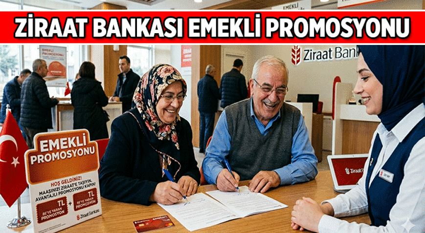1-30 NİSAN ZİRAAT BANKASI EMEKLİ PROMOSYON KAMPANYASI Emekli Maaşı Taşıma İşlemlerinde Ziraat Bankası Promosyonu ne kadar veriliyor