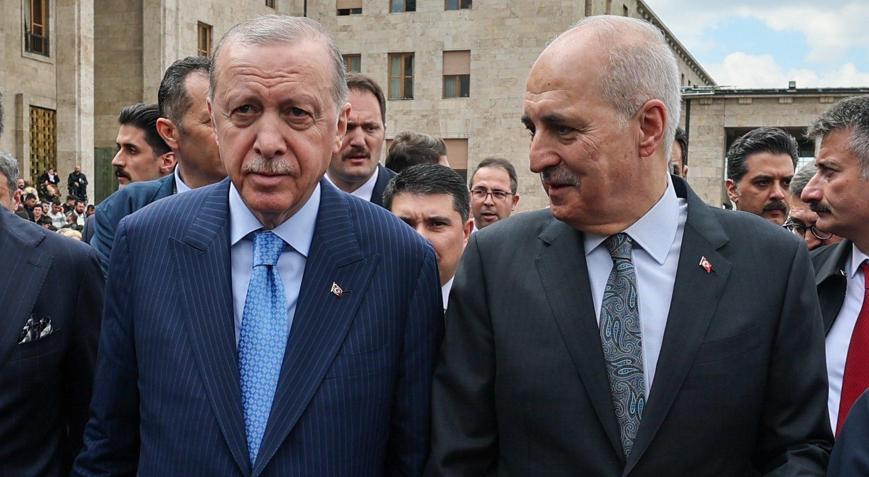 Cumhurbaşkanı Erdoğan, TBMM Başkanı Kurtulmuş ile görüştü