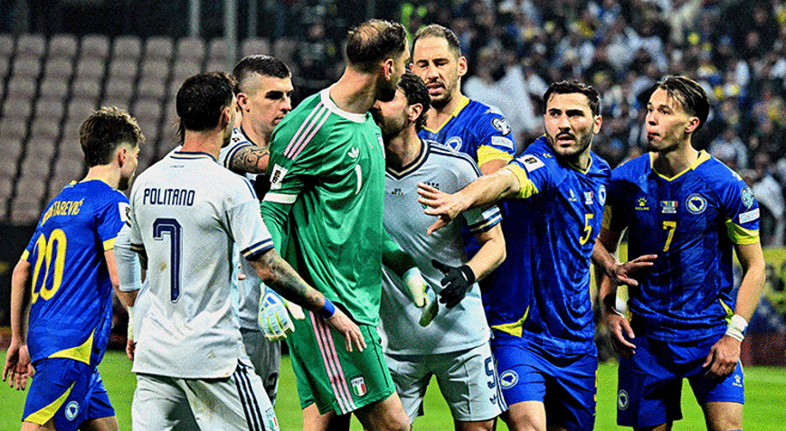 İtalyada Bosna-Hersek yenilgisi sonrası karmaşa