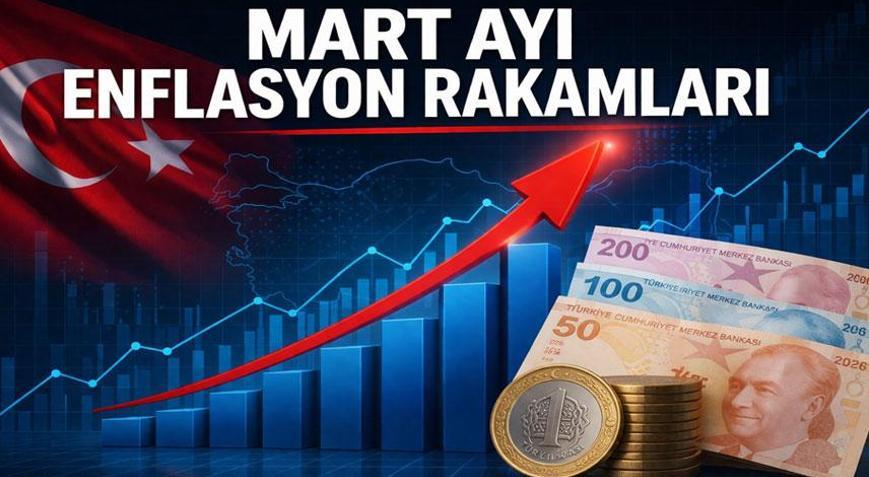 MART AYI ENFLASYON ORANI SON DAKİKA: TÜİK Enflasyon açıklandı: 2026 Mart ayı aylık ve yıllık enflasyon rakamları ne oldu