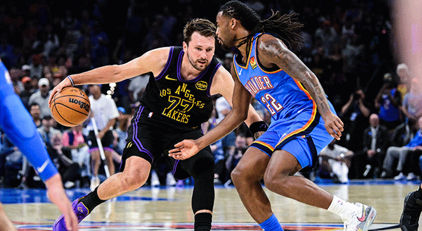 Luka Doncic sakatlandı Los Angeles Lakers farklı mağlup oldu