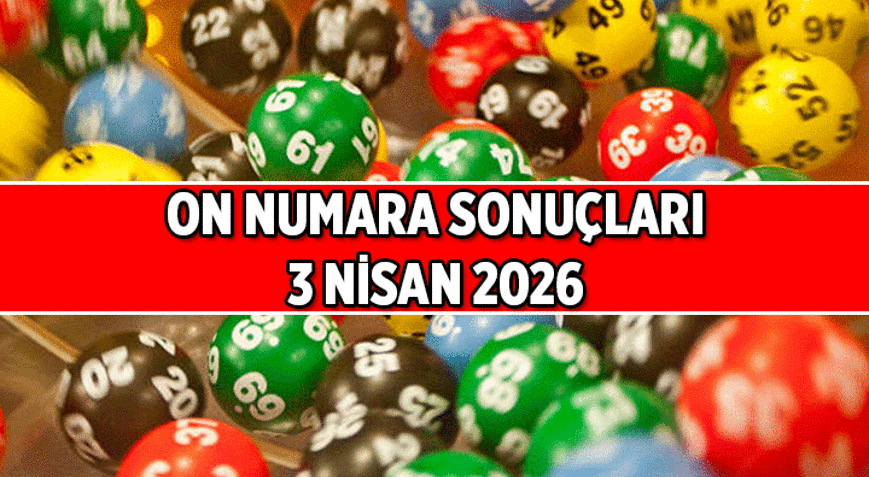 ON NUMARA SONUÇLARI KAZANDIRAN NUMARALAR TEK TEK AÇIKLANDI 3 Nisan 2026 On Numara Çekiliş Sonuçları Sorgulama Ekranı