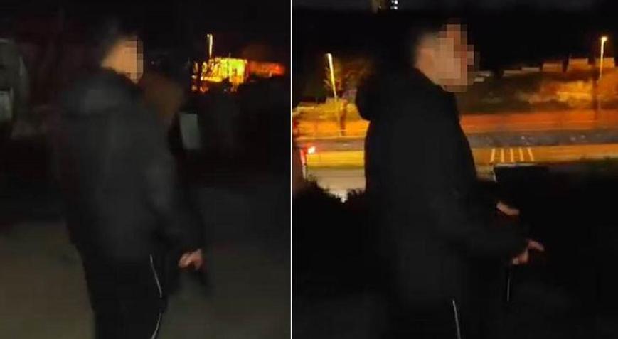 Küçükçekmecede dehşete düşüren görüntü Uzun namlulu silahla sokak sokak gezdi
