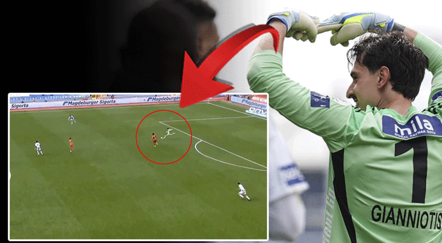 Kasımpaşa maçında kaleciden inanılmaz gol Arda Gülere Süper Ligden nazire