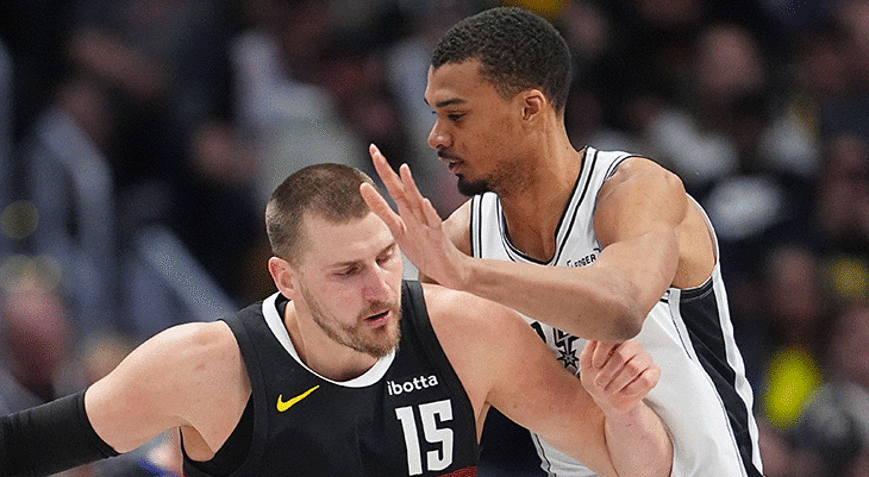 Nikola Jokic ile Victor Wembanyama düellosunda kazanan Denver Nuggets