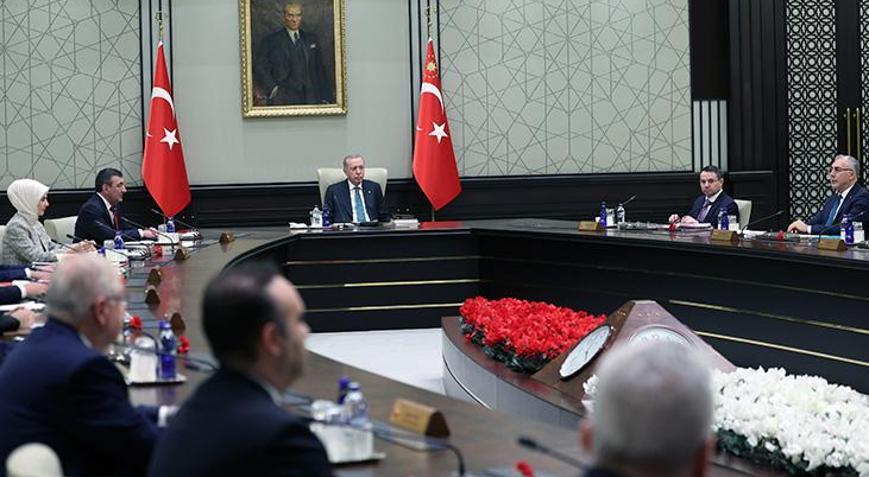 Cumhurbaşkanı Erdoğan başkanlığında toplanan Kabine sona erdi