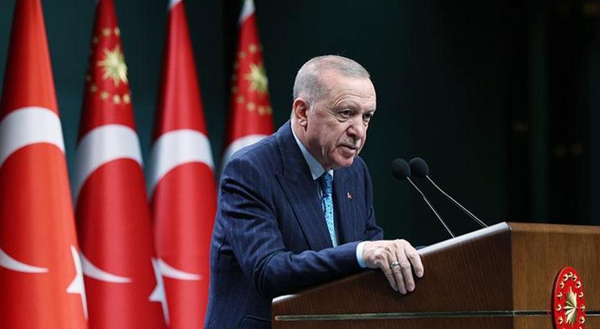 Cumhurbaşkanı Erdoğan, şehit polis Yalçının ailesine başsağlığı diledi