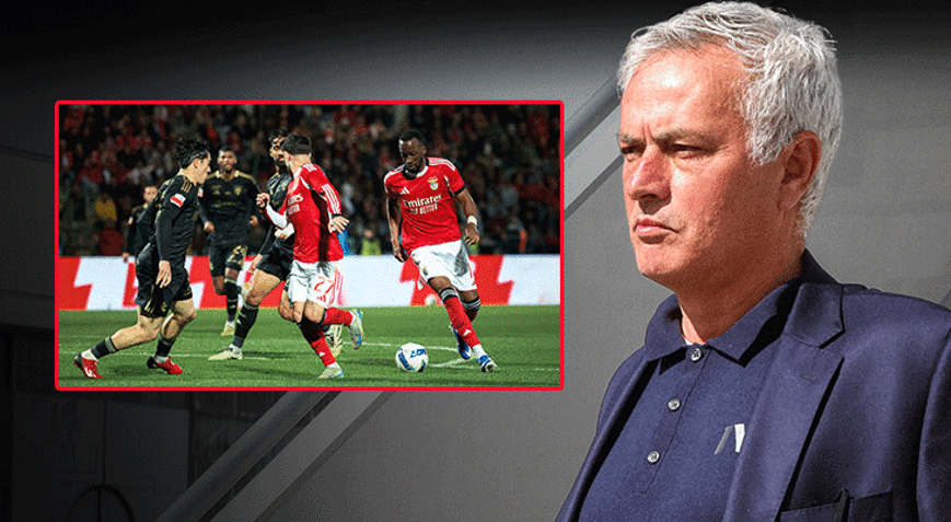 Jose Mourinho, Benficada çılgına döndü Son şansları da yitirdik, dış etkiler söz konusu