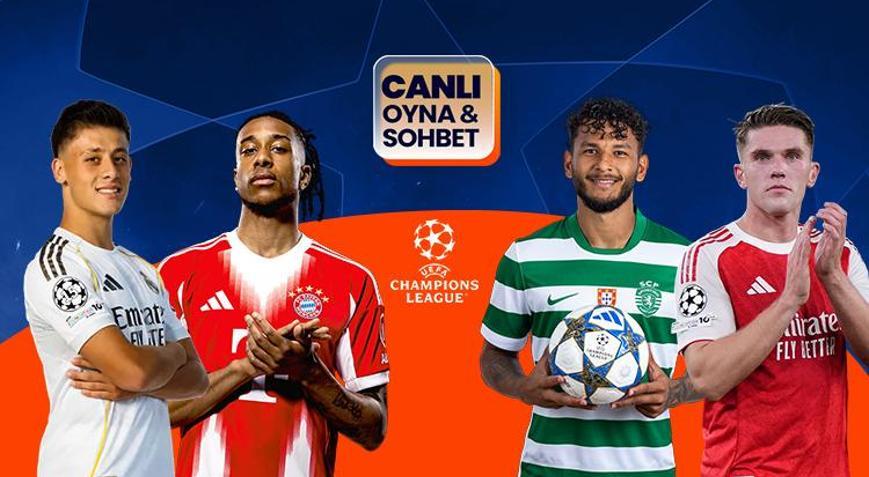 Şampiyonlar Liginde çeyrek final zamanı İki dev maçın heyecanı canlı sohbet ile Mislide
