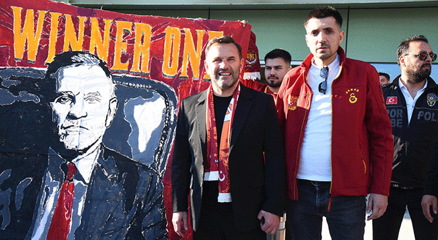 Galatasaray kafilesi, Göztepe maçı için İzmire geldi