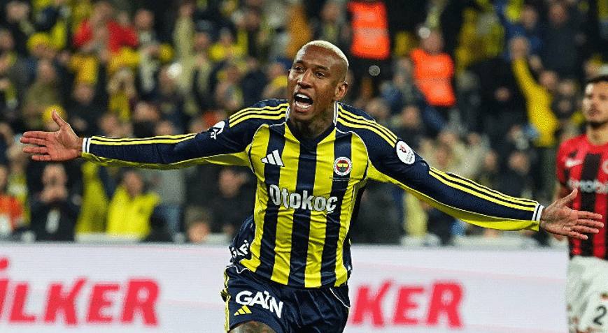 Fenerbahçede Taliscanın gözü rekorda