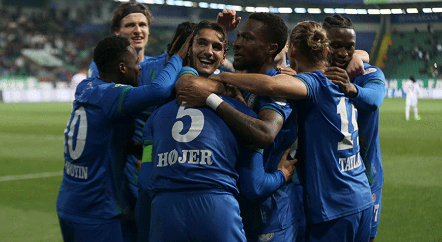 Süper Ligde Rizespor, Samsunsporu farklı mağlup etti