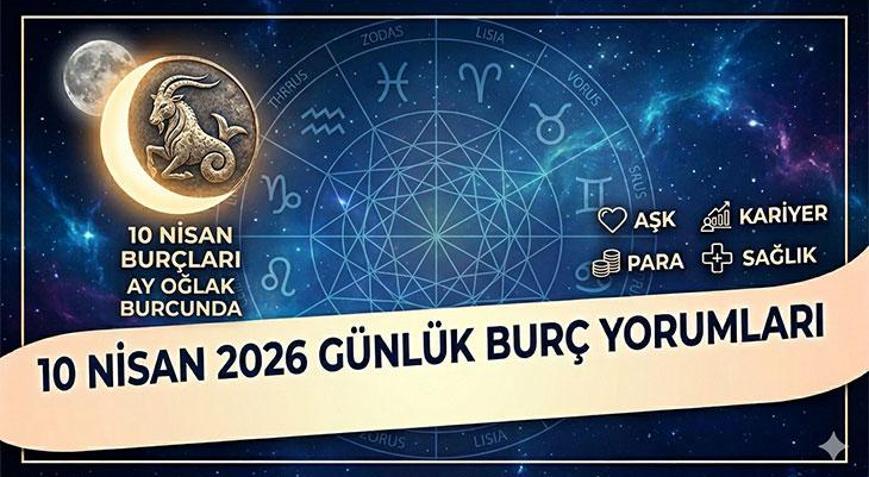 Günlük Burç Yorumları 10 Nisan 2026 | Bugün Hangi Burcu Neler Bekliyor Yengeç, Aslan, Başak Ve Diğer Burç Yorumları