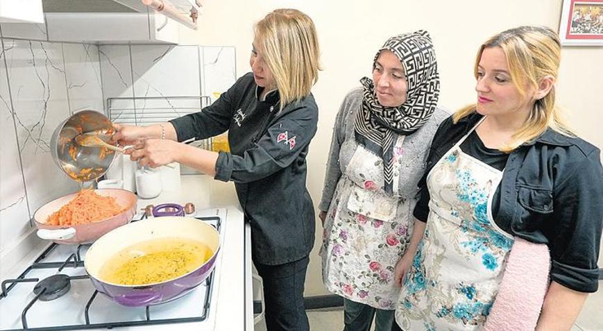 Lezzetin ustaları atölyede yetişiyor