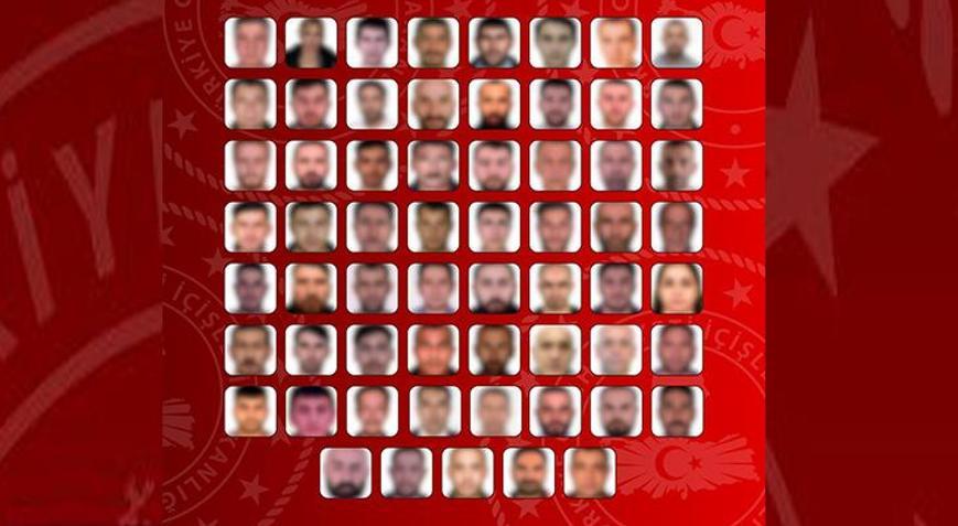 61 firari suçlu yakalanarak Türkiye’ye getirildi