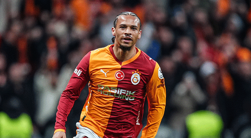 Galatasarayda Sane golünü attı Alman yıldız sahne aldı