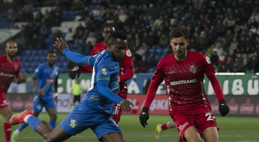 Rizespor 2 dakikada geri döndü Gaziantep FKyı mağlup etti