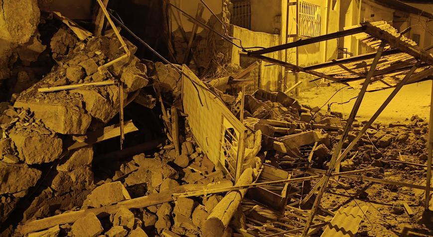 Kayseri’de müstakil ev çöktü; hasar oluştu