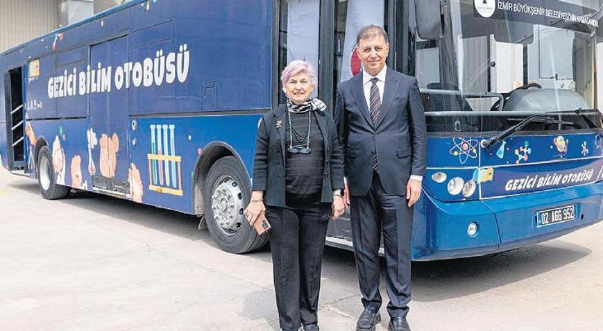 Bilim otobüsü yola çıktı
