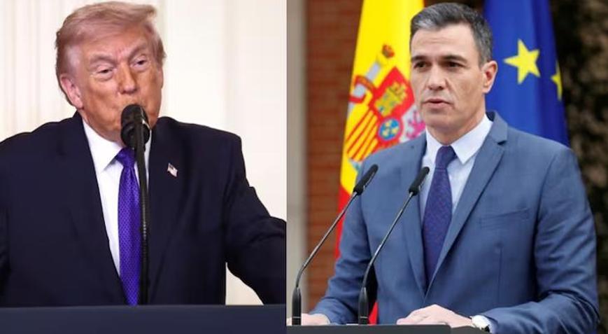 ABD Başkanı Trumptan İspanya Başbakanı Sancheze zehir zemberek sözler Ne kadar kötü durumda olduklarına bakan oldu mu