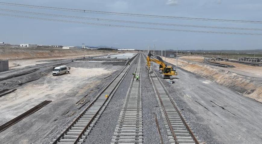 Kayseriye sanayicinin ihracatını kolaylaştıracak yeni demir yolu Yüzde 70i tamamlandı