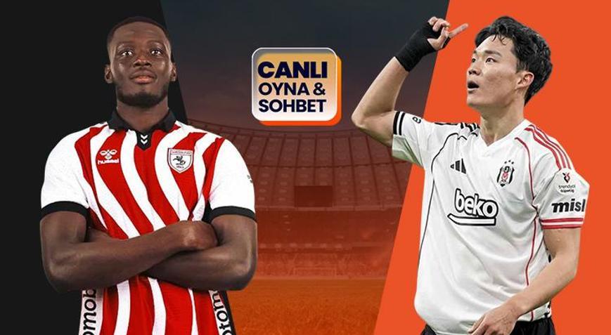 Beşiktaş, Samsunspora konuk oluyor Maçın heyecanı canlı sohbet ile Mislide
