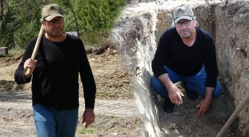 54 yaşında mezarını kazdı Defalarca ölümden döndü: Dokuz canımı tükettim