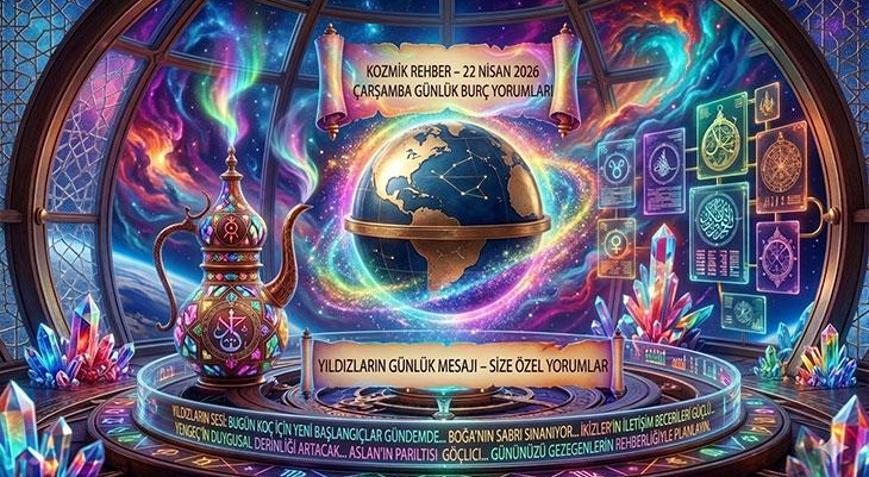 GÜNLÜK BURÇ YORUMLARI 22 NİSAN: Bugün burçları neler bekliyor Aşk, sağlık, evlilik, para... Tüm burçların günlük yorumu